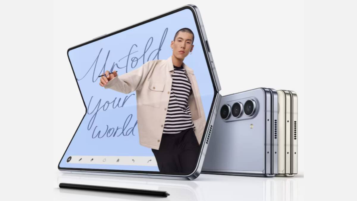 Samsung Galaxy Z Fold 8 и Z Flip 8 с иллюстрацией смартфонов и стилуса