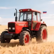 Газомоторная техника для аграриев: Минсельхоз ставит на СПГ и гибриды 4 Красный трактор на поле газомоторной техники для аграриев