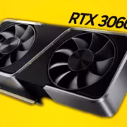 Видеокарта Nvidia GeForce RTX 3060 с двумя вентиляторами