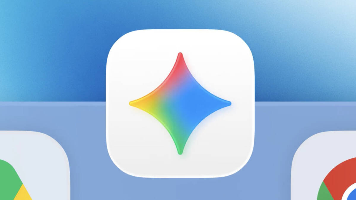 Иконка Siri с цветным кристаллом для Mac Gemini