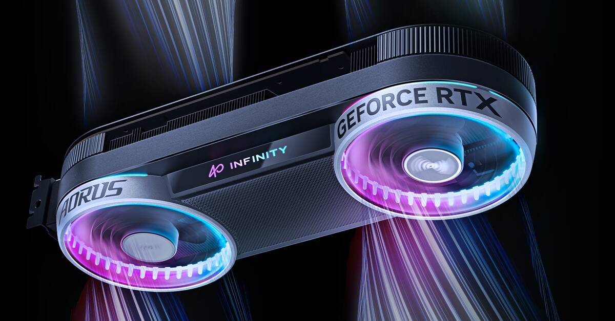 Скрытый вентилятор и 309 мм длины. Gigabyte показала видеокарту GeForce RTX 5070 Aorus Infinity