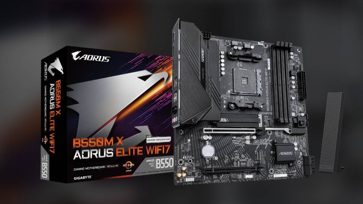 Материнская плата GIGABYTE B550M X Aorus Elite WIFI7