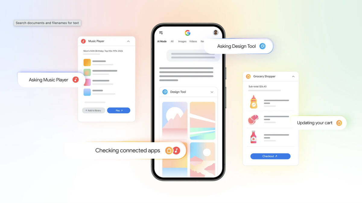 Google научила AI Mode собирать плейлисты, макеты в Canva и корзины в Instacart