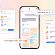 Модель AI Mode с интерфейсом Google на смартфоне