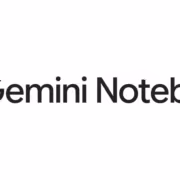 Логотип Gemini Notebook с синим символом и названием