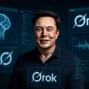 Grok получит инженерные данные SpaceX для нового этапа обучения 4 Человек с логотипами Grok и технологическими интерфейсами