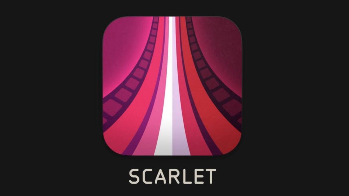 Логотип приложения Scarlet с изображением цветных линий