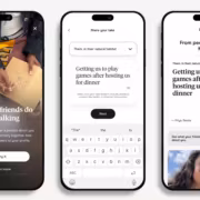 Приложение Hinge на смартфоне с фокусом на профиле пользователя