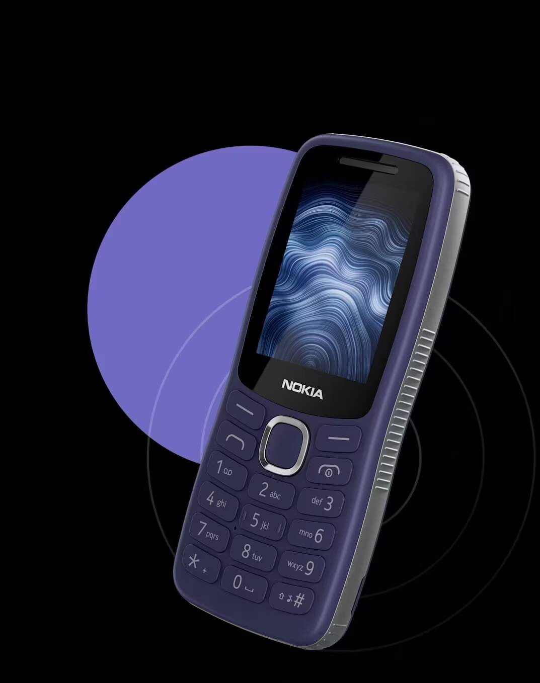 Классический кнопочный телефон Nokia 123 Shield с USB-C и дисплеем