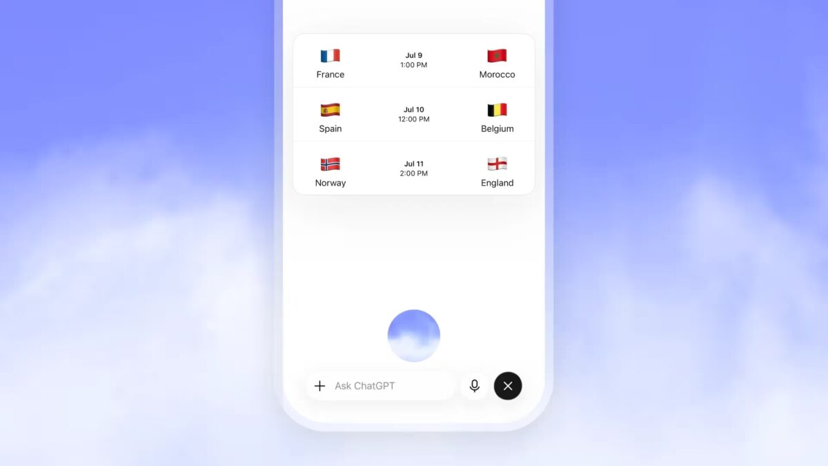 Экран смартфона с графиком спортивных результатов и датами