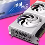 Видеокарта Intel Arc B580 с двумя вентиляторами