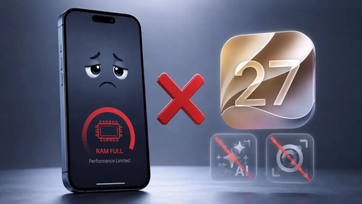 iPhone 18 останется без 2 функций iOS 27 из-за нехватки памяти