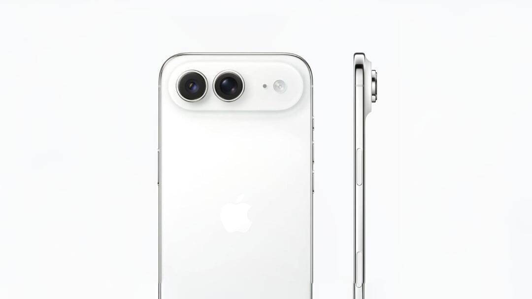 iPhone Air 2 может получить батарею на 3500 мА·ч вместо 3149 мА·ч 2 Задняя панель iPhone Air 2 с двумя камерами и вспышкой
