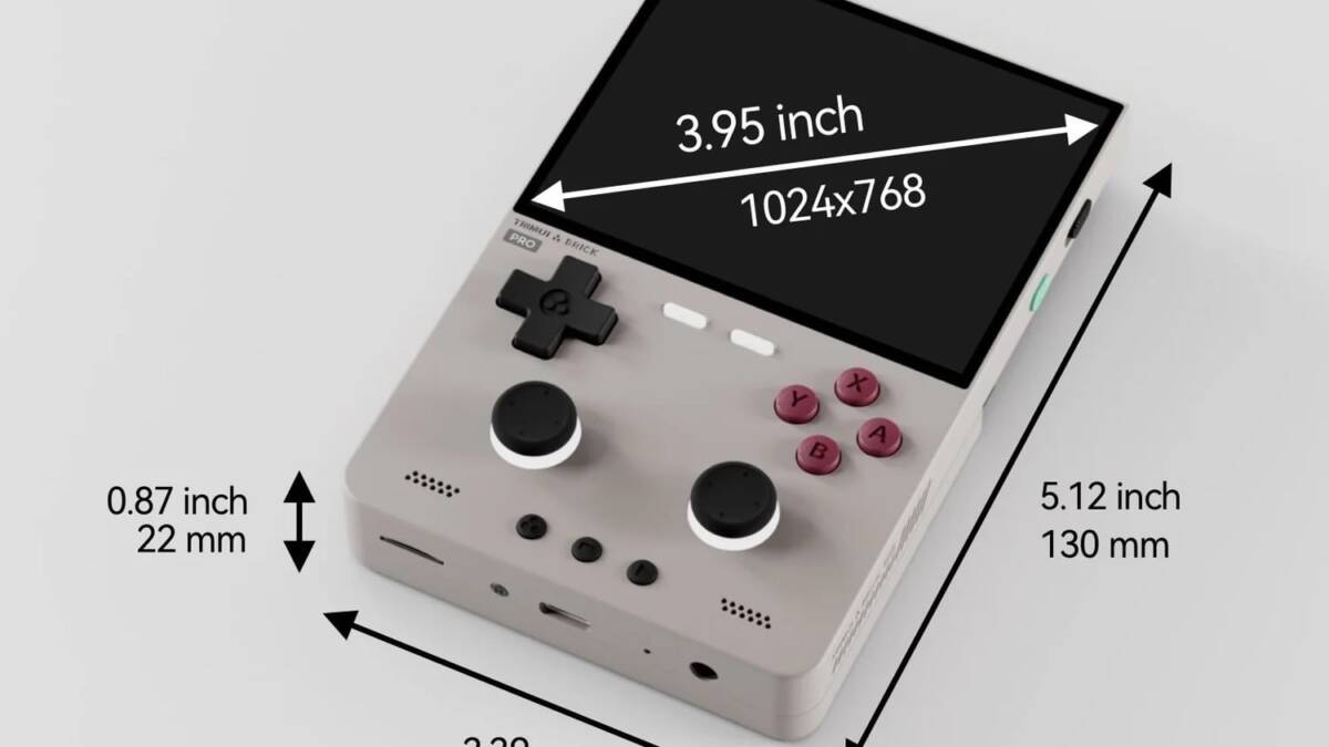 Экран 3,95 дюйма и 10 часов работы: портативка Trimui Brick Pro вышла за $99 2 игровая консоль с экраном контроллерами разъëмы и кнопки