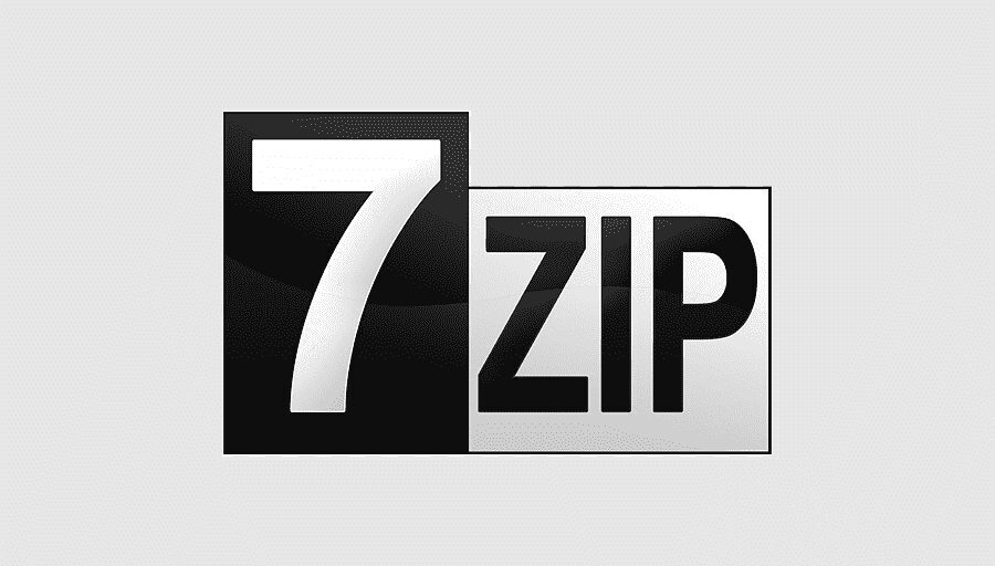 Как открыть RAR в 2026 году на Windows, Mac, iPhone, Android и Linux 7 Логотип 7 ZIP с цифрой 7 и надписью ZIP