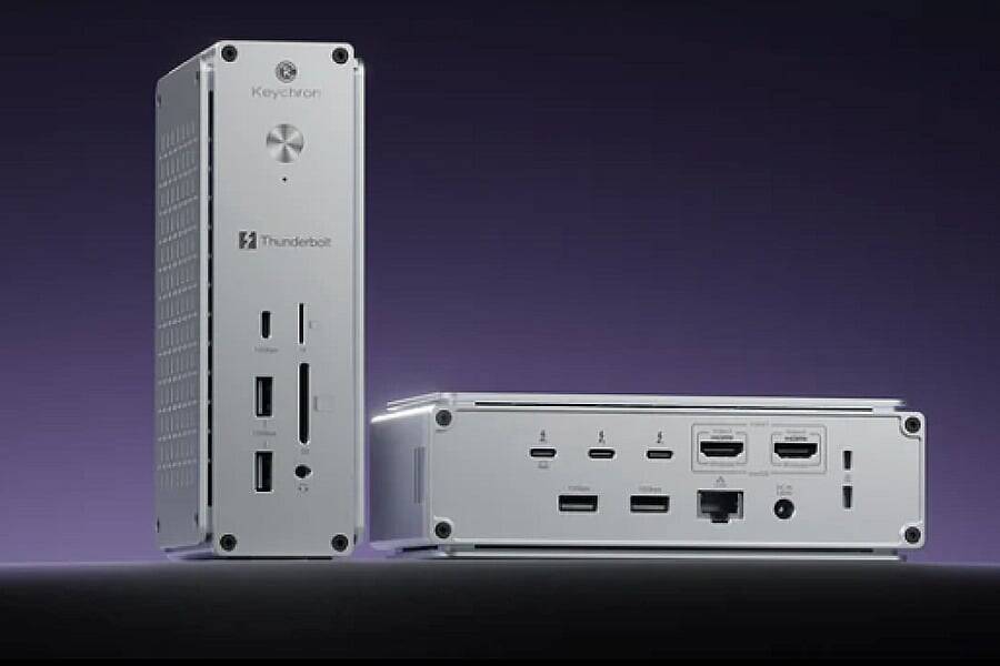 Док-станция Keychron Thunderbolt 5 получила 14 портов и зарядку 140 Вт