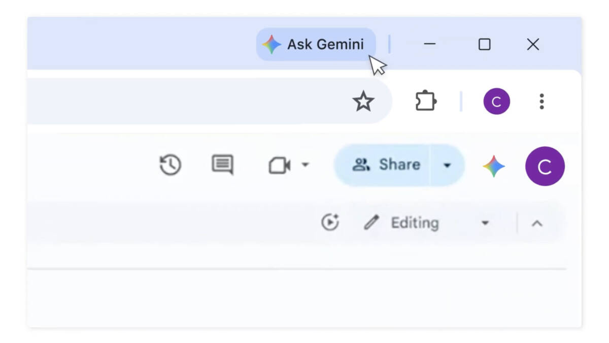 Кнопка Ask Gemini добралась до Chrome в Великобритании