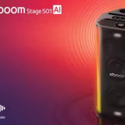 Колонка LG xboom Stage 501 с динамиками и панелью управления