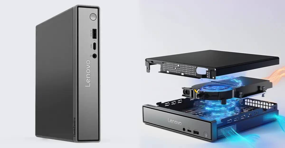 Мини-ПК Lenovo ThinkCentre neo 50q Gen 6 с Lunar Lake оценили в $1180 3 Мини-ПК Lenovo ThinkCentre neo 50q Gen 6 с разъёмами