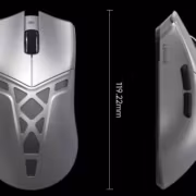 Lenovo выпустила игровую мышь Legion Y7MG с сенсором PixArt PAW3950 и 8 000 Гц 1 Игровая мышь Lenovo Legion Y7MG сверху и сбоку