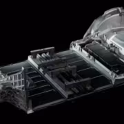 Корпус батареи Tesla Model 3 с литий-железфосфатной CATL батареей
