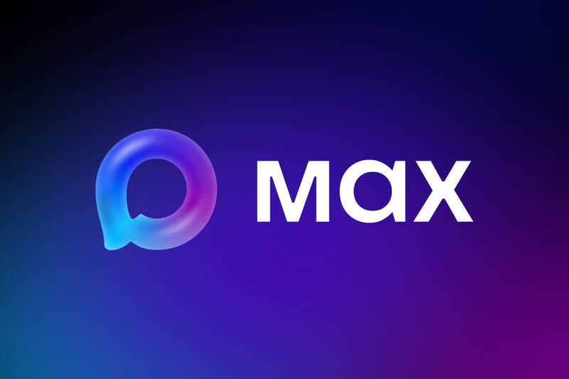 Max обогнал Telegram по месячной аудитории и почти вышел на плато 3 Логотип Max и текст Max на фоне градиента