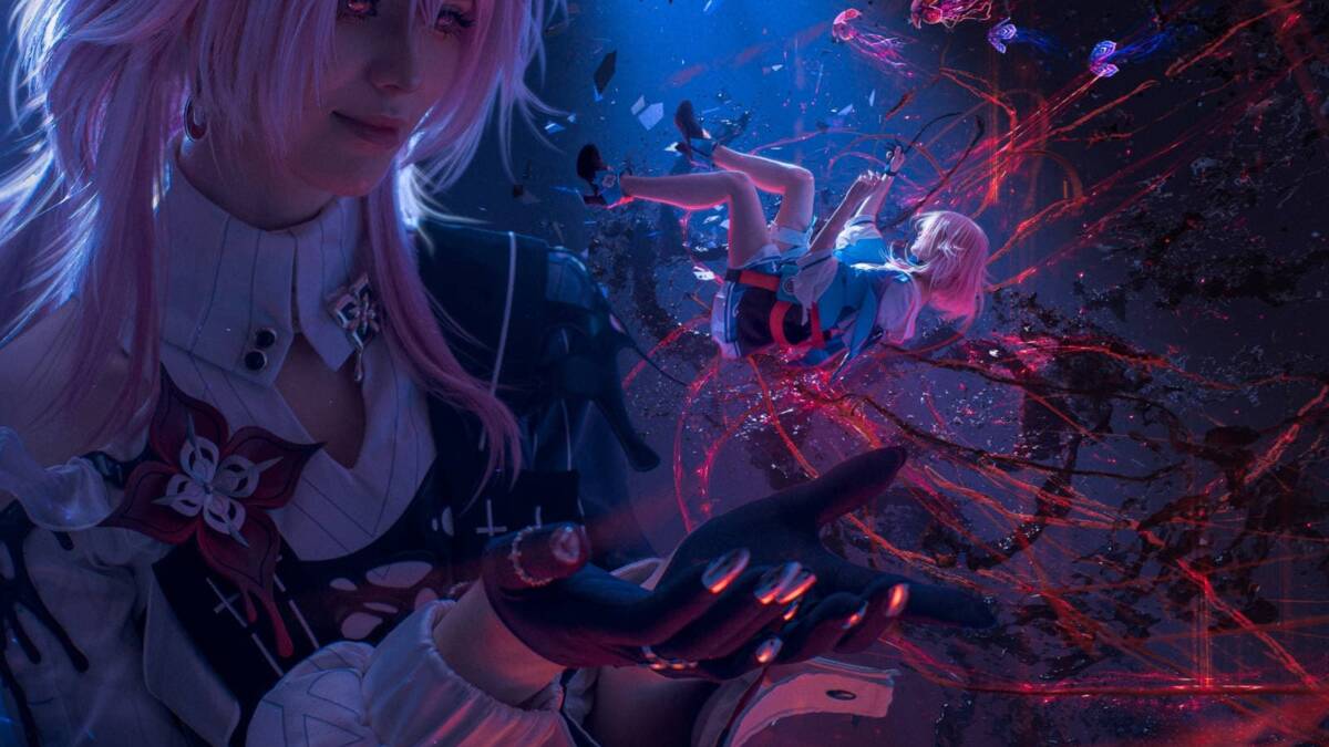Косплей Темени и Март 7 из Honkai: Star Rail от Me_Sunako