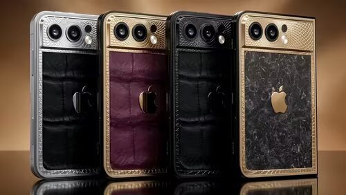 Четыре кастомных iPhone Ultra с золотой и серой отделкой
