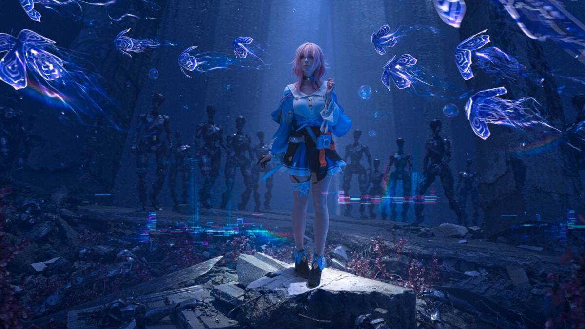 Косплей Темени и Март 7 из Honkai: Star Rail от Me_Sunako
