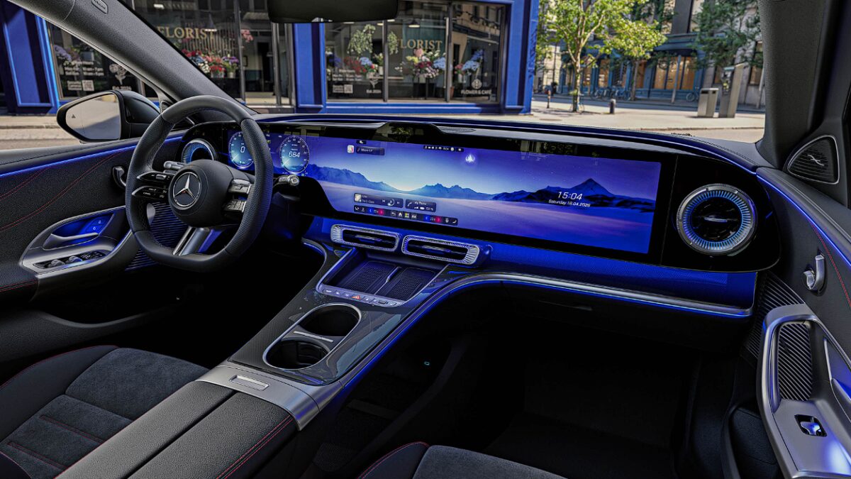 39-дюймовый экран и 762 км хода получил новый электрический Mercedes-Benz C-Class 3 Интерьер нового Mercedes-Benz C-Class с 39-дюймовым экраном
