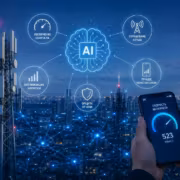 Телефон с показателем скорости интернет Минцифры AI