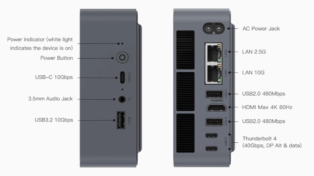 Мини-ПК Beelink EQi 304 первым получил Intel Wildcat Lake и порт 10GbE
