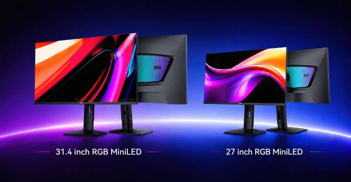 Мониторы HKC получили 4788 зон MiniLED и режим 4K 165/Full HD 330