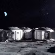 Модуль московский шлюз для Луны на лунной поверхности