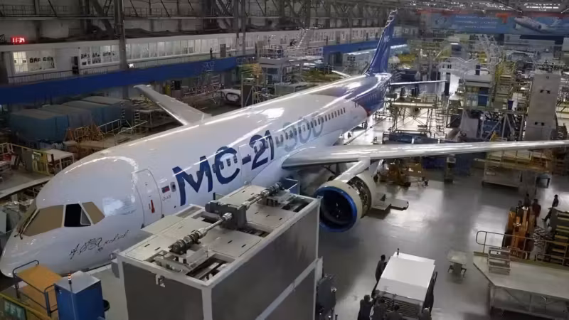 МС-21-200 станет легче за счёт пилона и бортовой сети