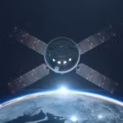 NASA подключит Starlink Mini к лунному кораблю Orion 10 Космический спутник Starlink Mini около Земли