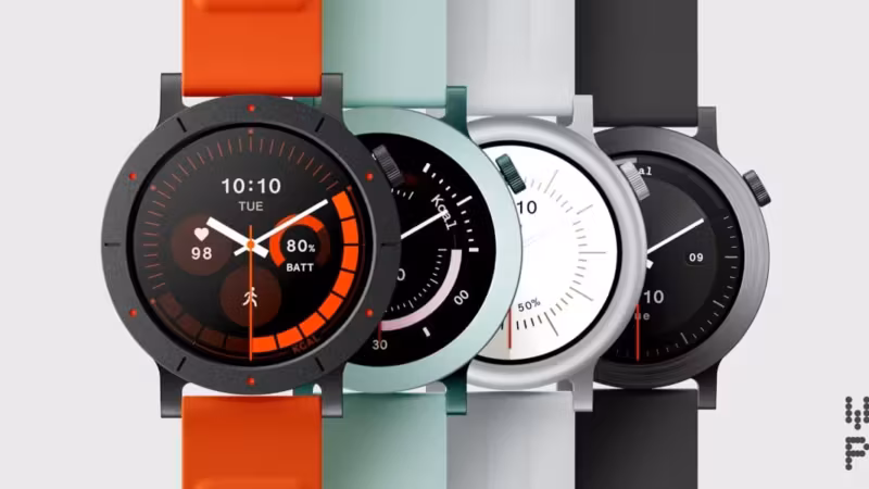 Модель умных часов Nothing Watch Pro и разные циферблаты