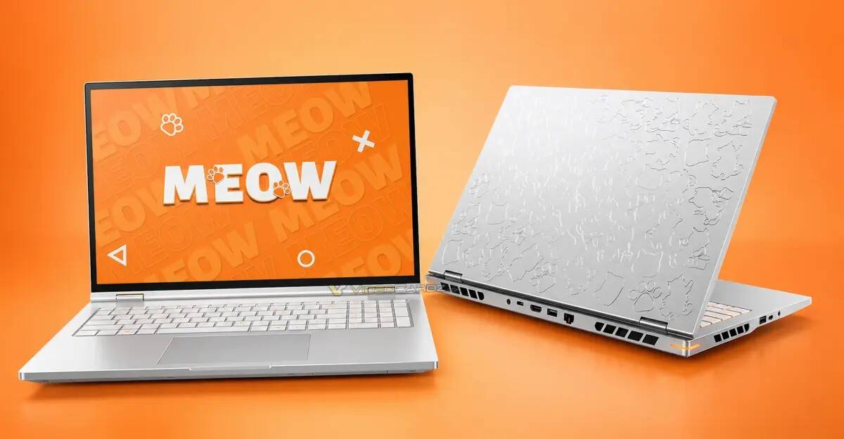 Ноутбук Colorfire MEOW получил крышку с котами и GeForce RTX 5060 Laptop 1 Ноутбук Colorfire MEOW получил крышку с котами и GeForce RTX 5060 Laptop
