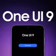 экран смартфона Galaxy с кнопкой Download One UI 9.0