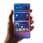 Мобильный телефон OnePlus с уведомлением о доставке