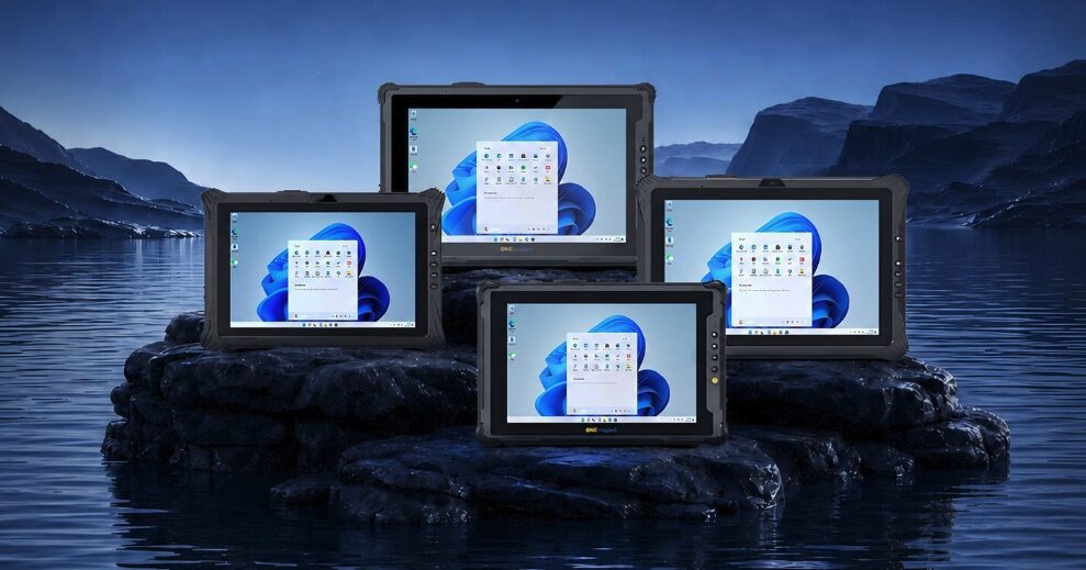 ONERugged выпустила 4 защищённых Windows-планшета на Intel Lunar Lake 3 Четыре защищённых планшета ONERugged на фоне озера