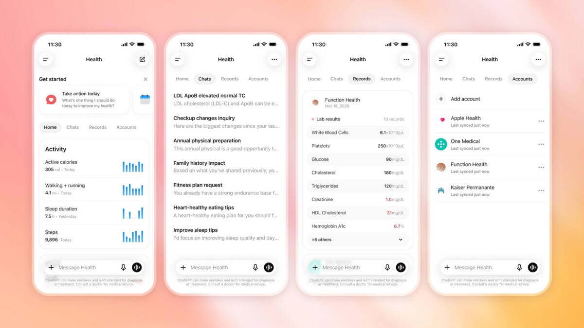 OpenAI запустила ChatGPT Health в США и просит делиться медданными
