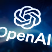 Логотип OpenAI и название на тёмном фоне