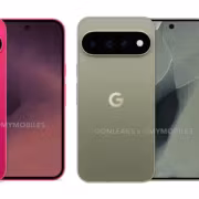 Три смартфона Google Pixel 11 в цветах Fuchsia Dune и другие