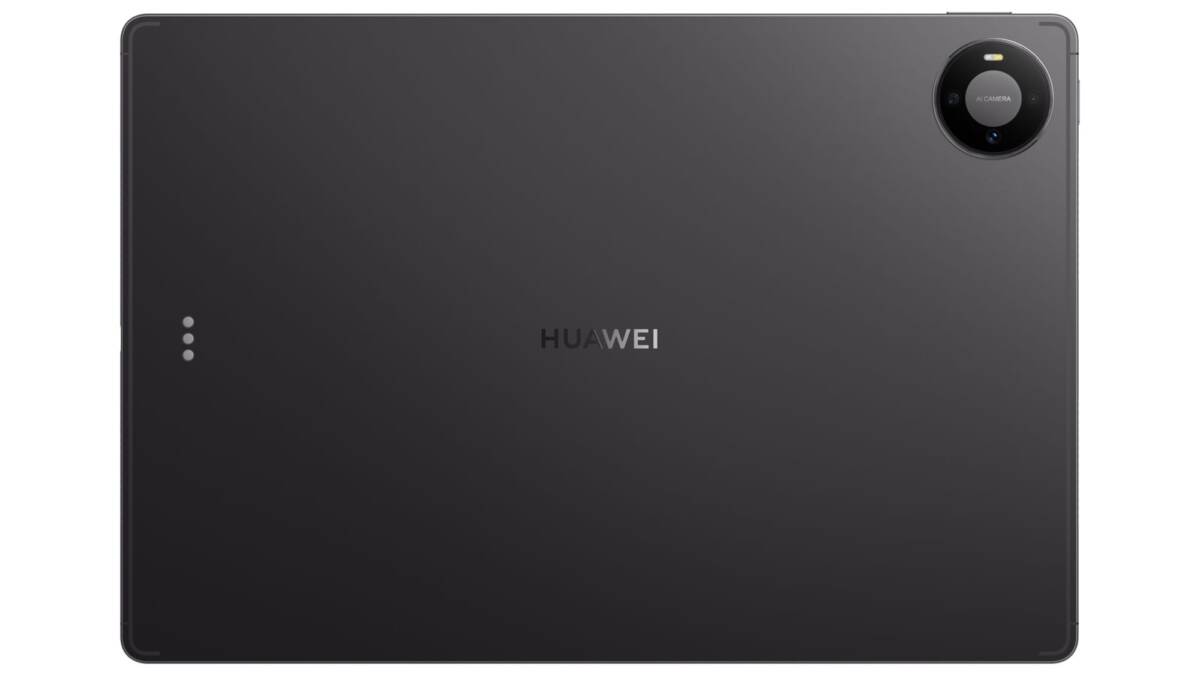 Планшет Huawei MatePad Pro Max вышел в России с корпусом 4,7 мм и ценой от 99 999 рублей 9 Задняя панель планшета Huawei MatePad Pro Max чёрного цвета