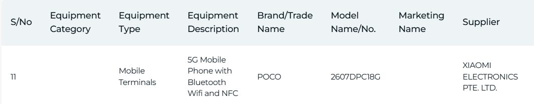 Терминалы для мобильных устройств Poco X8 с Bluetooth WiFi NFC