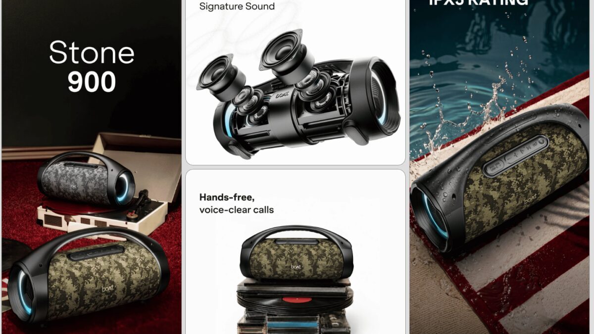 Портативная колонка Boat Stone 900 вышла в Индии с 80 Вт и 15 часами работы