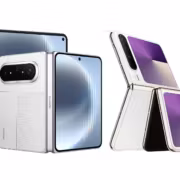 Смартфоны Huawei Pura X и Pura X Max аккуратно сложены