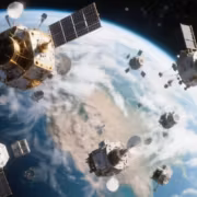 Космические satellites «Рассвет» возле Земли