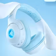 Розовые наушники Razer Cinnamoroll с ушками и облаками